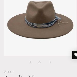 Brown Wide-Brim Hat